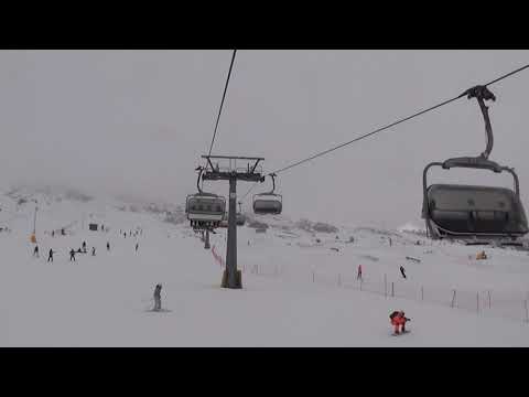 Risalita integrale seggiovia Leitner "Valena" - Passo del Tonale (BS) / Stollift / Stolheis / チェアリフト