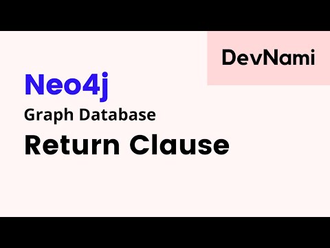 Neo4J How to Return Clause in Neo4j