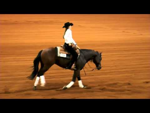 PLAYGUN CHIC OLENA ridden by MOLLY MITCHELL  - 2015 AQHYA World Show (Prelims - Reining)