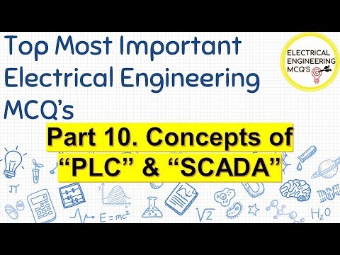 Top 30 important Electrical MCQ | BMC Sub Engineer | Part. 10 Concepts of PLC and SCADA Video