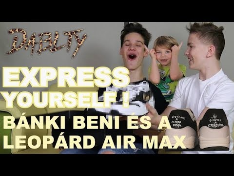 BÁNKI BENI leopárd mintás  AIR MAX UNBOXING by DABLTY