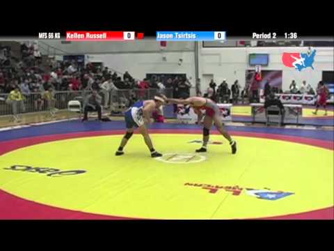 66 KG Consolation R4 - Kellen Russell NYAC vs Jason Tsirtsis Region