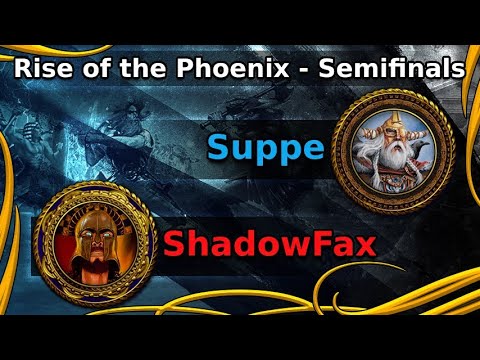 Age of Mythology: Suppe vs ShadowFax - Rise of the Phoenix Tournament - Semifinals