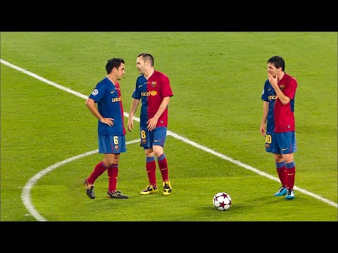Young Messi, Iniesta , Xavi Masterclass vs Manchester United | UCL Final 2009