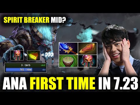 ANA FIRST TIME IN 7.23 - Spirit Breaker Midlane Meta Build 7.23 | Dota 2 Pro