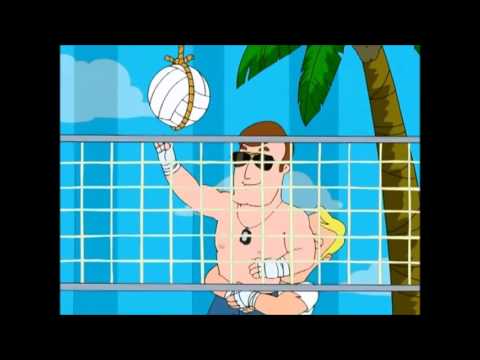 American Dad - Greg and Terry Top Gun Volleyball