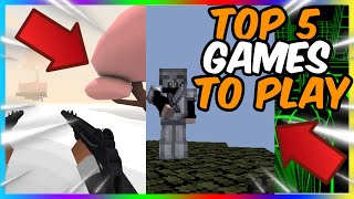 Top 5 Unblocked Games to play at School