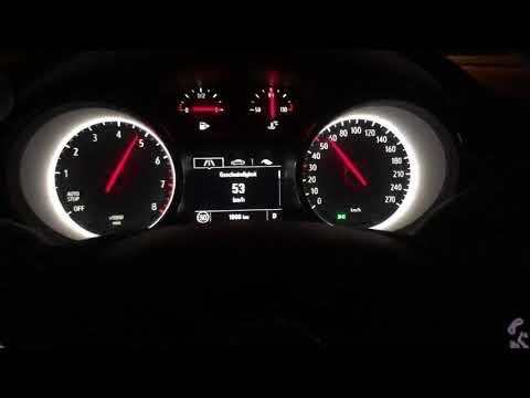 Opel Astra K 1.6 Turbo Acceleration 0-100 kph