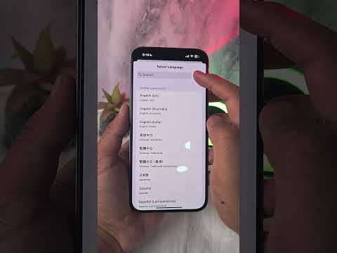 Change Language on iPhone !