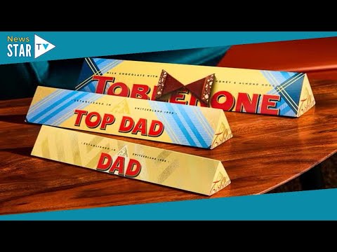 Giant personalised Toblerone bar for Father's Day are now 20% off with code