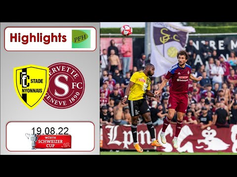 Highlights: FC Stade Nyonnais vs Servette - Genf FC (19.08.22)