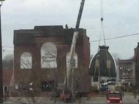 Restoring the dome on Tibbits Opera House