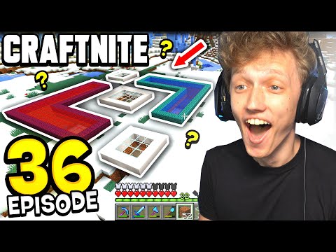 Craftnite: Episode 36 - I BUILT A SECRET UNDERGROUND BASE! (coolest base ever)