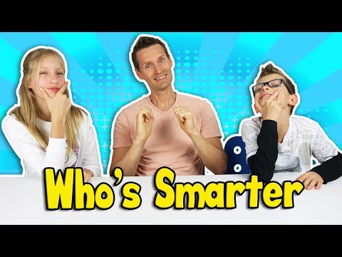 Who's Smarter Challenge w/ our Dad!