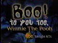 Boo To You Too Winnie The Pooh TV Spot 1998