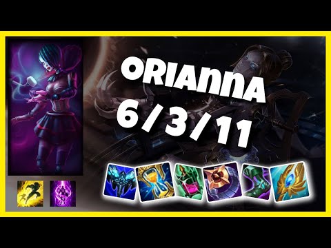Orianna vs Azir Mid 11.4 Challenger Gameplay S11 (6/3/11) - BR