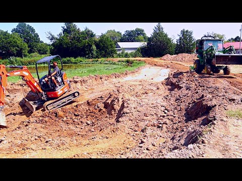 Pond Expansion Day 3 - Should We Keep the Island?