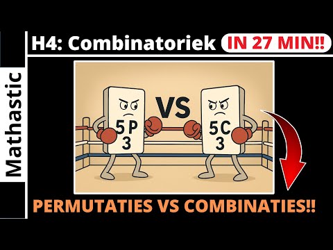 Combinatoriek samenvatting | HAVO wiskunde A en VWO wiskunde A en C (H4)