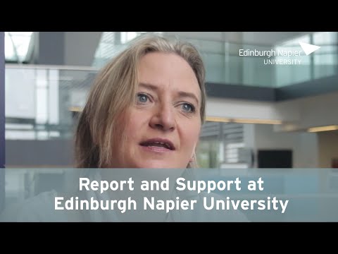 Edinburgh Napier University | Wellbeing, Support & Inclusion | Report and Support