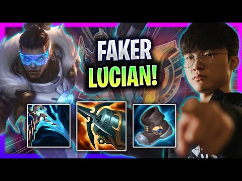 FAKER LUCIAN MID GAMEPLAY SOLOQ - T1 Faker Plays Lucian Mid vs Leblanc! | Season 2024