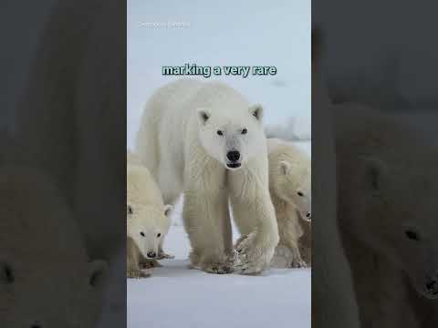 Mamma orsa lasciata con un cucciolo, tornata con due in Canada #orsopolare