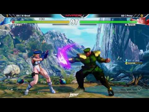 WNF 2.5 SFV - EG | K-Brad (Cammy) vs SD | Pnoy (M. Bison)