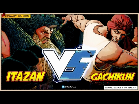 Itazan (Zangief) vs Gachikun (Rashid) ► TOPANGA 6 (FT3) ► CFN Replays