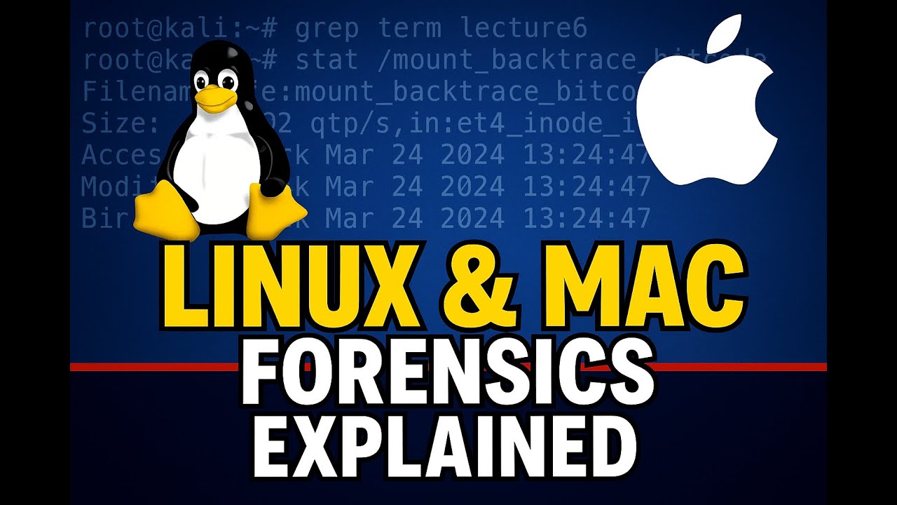 Module 7-Linux & Mac Forensics Explained | Chapter 7 Overview | BCIS 4320 Computer Forensics