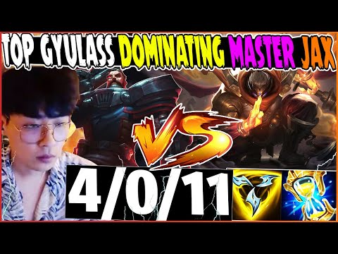 RANK#1 Gangplank Korea TOP GYULASS VS JAX