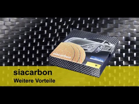sia-Produkt - siacarbon - Schleifscheiben - Je härter desto effizienter