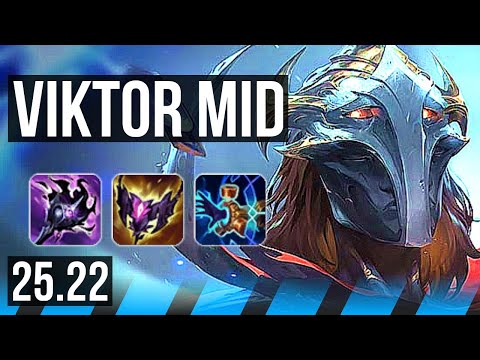 VIKTOR vs KATARINA (MID) | 53k DMG, Legendary | EUW Master | 25.22