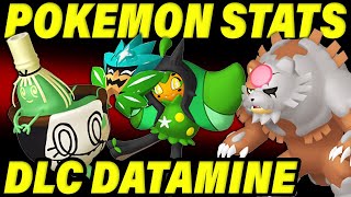 NEW TEAL MASK POKEMON STATS / TYPES / MOVES / ABILTIES! Pokemon Scarlet and Violet DLC Datamine! by Verlisify