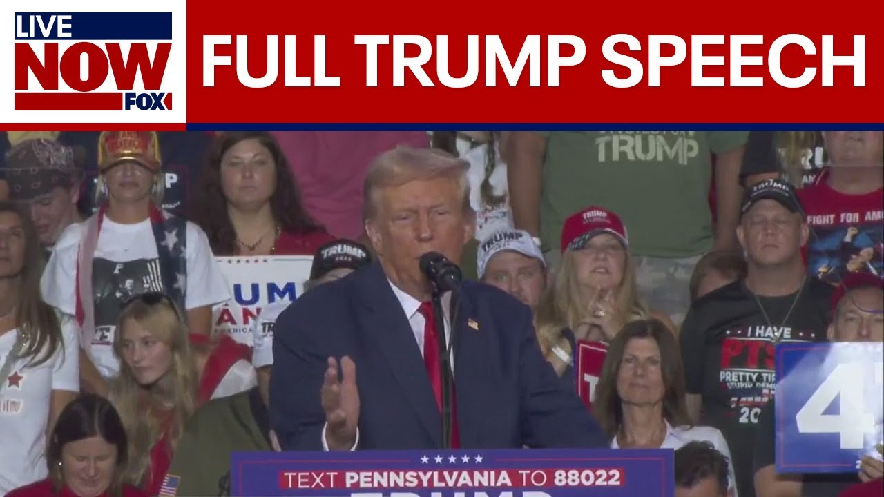 FULL SPEECH: Trump rallies in battleground state of Pennsylvania  | LiveNOW from FOX