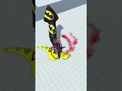 BUMBLEBEE SPINOSAURUS vs SUPERMAN MEGALODON VS ALL T-REX! #SHORTS #03