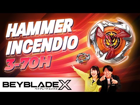 BEYBLADE X | Entdecke den HAMMER INCENDIO 3-70H: Der Balance-Typ Bey, der massive Power liefert!