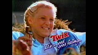 Twix Bar Commercial 1986 "It's a good good feeling"