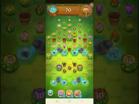 Blossom Blast Saga level 664 ~ NO BOOSTERS ✔️