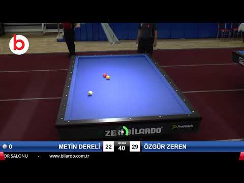 METİN DERELİ & ÖZGÜR ZEREN Bilardo Maçı - 2019 TÜRKİYE KUPASI 2.ETAP ERKEKLER-3.ÖN ELEME