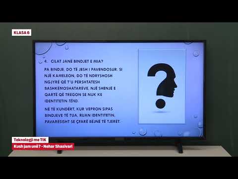e Mesimi Klasa 6 - 6050 Teknologji me TIK - Kush jam unë