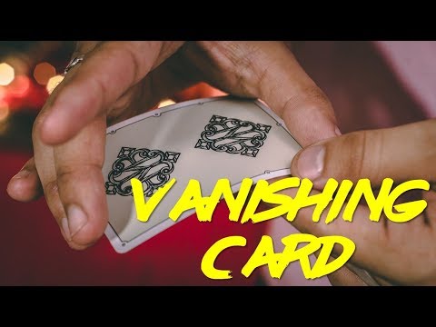 VANISH any playing card (easy tutorial)