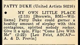 My Own Little Place - Patty Duke (October 1967) (arranged by Hutch Davie)