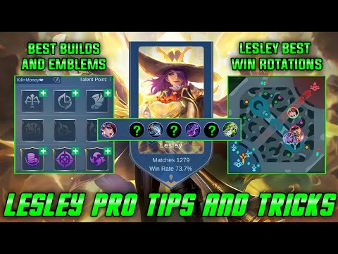 LESLEY TUTORIAL: HOW TO PLAY LESLEY LIKE A PRO? (FULLY EXPLAINED) - MLBB