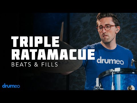 How To Play A Triple Ratamacue On The Drums - Drum Rudiment Lesson