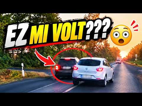 Videón a döbbenetes előzés: Hajszál híján letarolta a balra kanyarodó autót a Seat sofőrje