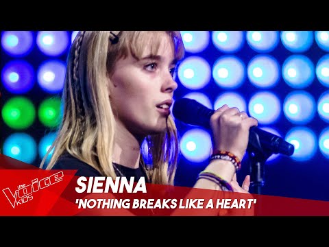 Sienna - 'Nothing breaks like a heart' | Blind Auditions | The Voice Kids Belgique