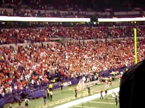 Center Grove 5A state champs 2008, IHSSA football.  @ Lucas Oil Stadium