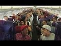 Lion King Cast Serenades Australian Airplane