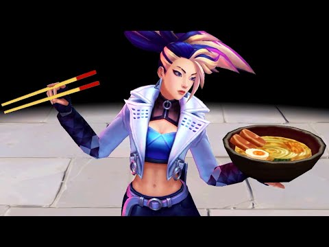 KDA ALL OUT Akali Skin - Detailed Spotlight