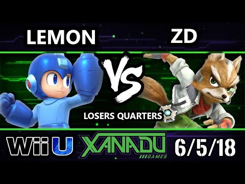 S@X 253 Smash 4 - Lemon (Megaman) Vs. ZD (Fox) - Wii U Losers Quarters