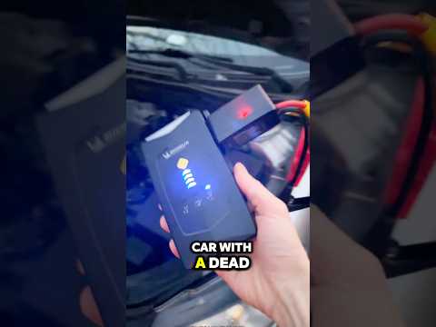 How to Start Dead Battery Using Portable Jump Starter #CarBattery #jumpstarter #CarMaintenance #car